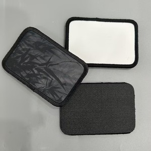 Parches de Sublimación Personalizados con Gancho y Bucle para <span class=keywords><strong>Planchar</strong></span> y Coser, Parches de Gorra en Blanco para Sublimación - Product Image 1
