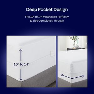 Protector de Colchón Impermeable y Lavable de Tela de Punto Anti-Chinches Personalizado - Product Image 4