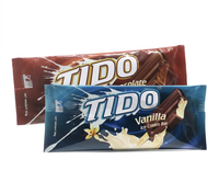 Sachets en plastique écologiques de qualité alimentaire avec logo personnalisé, thermoscellables sur trois côtés, pour emballage de bâtonnets glacés et de crèmes glacées