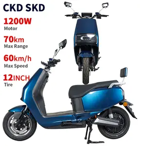 CKD SKD 1200w cheap electric motorcycle suppliers free shipping e moped