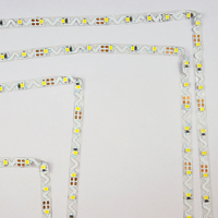 Bande LED flexible en forme de S, pliable à tout angle, DC12V SMD2835, 12V 24V, 8 mm de large, fabricant de bandes LED flexibles 2835, OEM ODM