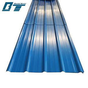 Покрытая песком металлическая кровельная плитка 18, 20, 22 калибра, гофрированная цветная цинковая крыша - Product Image 4