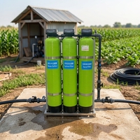 Installation d'osmose inverse RO 2T/H pour l'irrigation des vergers d'agrumes et le traitement des eaux souterraines saumâtres