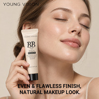 Crème BB Nude Naturelle Marque Blanche Contrôle Sébum Éclaircissant Teint Léger Correcteur Cosmétique Visage Usage Quotidien