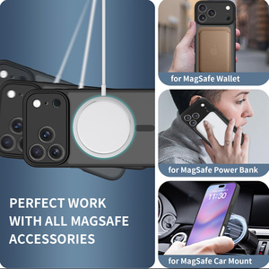 Ốp điện thoại chống sốc, từ tính, bảo vệ camera, chất liệu da mềm cho iPhone 17 <span class=keywords><strong>Pro</strong></span> Max, iPhone 17, 16, <span class=keywords><strong>15</strong></span> - Product Image 6