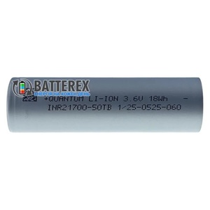 Bateria de Alta Descarga 21700 Quantum INR21700-50TB 5000mAh 3.6V 60A Substitui Molicel 21700 P50B para Pacotes de Baterias de Drones - Product Image 2
