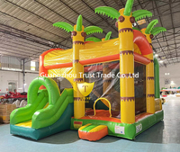 Château gonflable géant avec souffleur, en PVC, capacité 500 kg, certifié CE