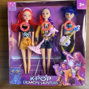 Liquidación de Muñecas Cantantes Kpop, Muñeca de Moda de Alta Calidad con Instrumento Musical, Muñeca de Cazadora de Brujas, Juguetes de Colección - Product Image 2
