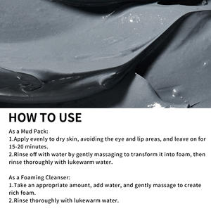 Mascarilla de arcilla natural de limpieza profunda personalizada al por mayor, mascarilla de barro <span class=keywords><strong>limpiadora</strong></span> de cara para <span class=keywords><strong>espuma</strong></span> - Product Image 4