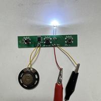 Juguete de Casa de Muñecas Xinxing, PCBA con Interruptor de Tres Teclas, Música, Iluminación LED, Luz Blanca, Placa PCB FR-4, Desarrollo Personalizado COB