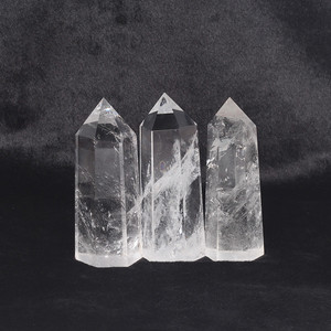 Natural Large Clear Quartz Wand Rock <strong>Crystals</strong> Healing <strong>Big</strong> Point Tower for Decoration - Product Image 6
