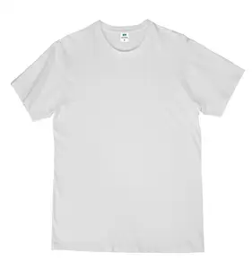 Gros unisexe broderie personnalisé surdimensionné t-shirt 100% coton avec étiquette blanc et blanc couleur 190gsm t chemise