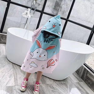 Serviette <span class=keywords><strong>de</strong></span> <span class=keywords><strong>bain</strong></span> à capuche en microfibre douce à séchage rapide, impression personnalisée, <span class=keywords><strong>poncho</strong></span> pour bébé, enfant, plage, <span class=keywords><strong>poncho</strong></span> pour enfants - Product Image 6