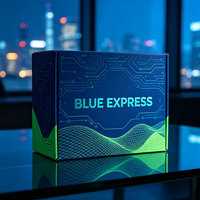 Boîte d'expédition robuste avec logo personnalisé, boîte en papier kraft ondulé écologique, service d'impression de marque personnalisée