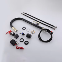Robinet de cuisine moderne en acier inoxydable noir, monocommande, avec valve en céramique, pour eau chaude et froide, prix usine fournisseur Chine
