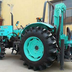 HFJ180T 180M รถเทรลเลอร์ขนาดเล็กติดตั้งแท่นขุดเจาะน้ำดีสำหรับอุตสาหกรรมการเกษตรใช้ในบ้านแท่นขุดเจาะเหมือง