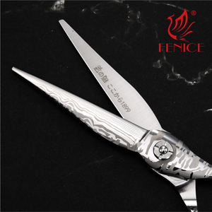 6 Inch Nhật Bản <span class=keywords><strong>VG10</strong></span> Damascus Kéo Tóc Barber Salon Làm Tóc Shears - Product Image 6