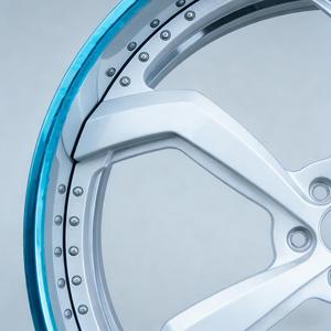 Cerchi in Lega Iconici <span class=keywords><strong>Blu</strong></span> Lip Forged a 2 Pezzi con 5 Razze a Y per BMW, Cerchi Personalizzati da 20-24 Pollici per Audi Porsche Cayenne - Product Image 4