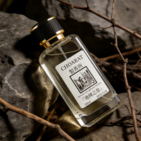 Flacons de parfum portables de luxe haut de gamme personnalisés avec col serti, 30 ml, 50 ml, 100 ml, en verre épais avec pulvérisateur à pompe