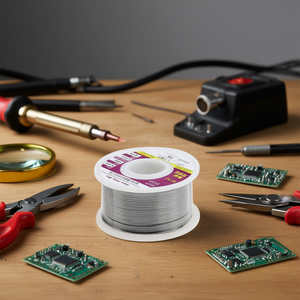 Alambre de soldadura de estaño 60/40 de 1.0 mm, bobina de 100 g para reparación de electrónica - Product Image 3