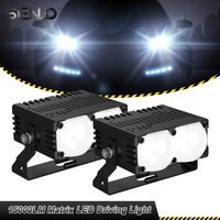 SENLO Nouveau P2 Plus 140W Feux tout-terrain Feux LED projecteurs Moto Vélo Lampe Mini phare de conduite Faisceau haut/bas Électrique