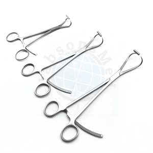 Pinza de reducción ósea NABSONS MED de acero inoxidable, instrumento quirúrgico ortopédico manual para reducción de fracturas óseas, reutilizable - Product Image 1