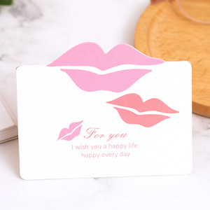 Biglietti d'<span class=keywords><strong>Auguri</strong></span> 3D a Forma di Cuore per San Valentino, Semplici Biglietti di Carta con Buone Fortune e Migliori <span class=keywords><strong>Auguri</strong></span> Solo per Te, Biglietto Festivo - Product Image 5