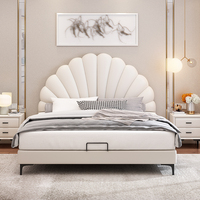 Lit moderne et simple pour adultes ou enfants avec rangement pour mobilier de chambre Lits rembourrés