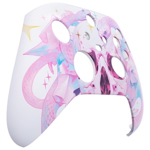 EXtremeRate Celestial Serpent's Embrace - Carcasa Frontal de Repuesto para Control de Xbox Series X S, Accesorios Personalizados - Product Image 2