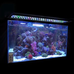 LED Aquarium Lâmpada Multi-Color Full Spectrum 30-120cm Super Slim Acessórios Aquatic Plant Marine Grow Lighting - Product Image 3