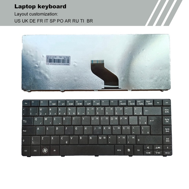 Replacement Brazilian Layout Keyboard for Laptop Acer E1-471