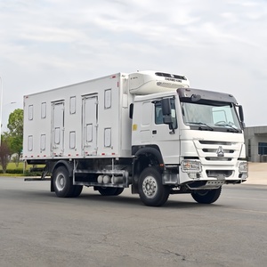 รถบรรทุกห้องเย็น SINOTRUK HOWO 4x2 สำหรับขนส่งลูกไก่แบบสด รถส่งไก่แรกเกิดแบบเกียร์ธรรมดา รถขนส่งลูกไก่ - Product Image 3