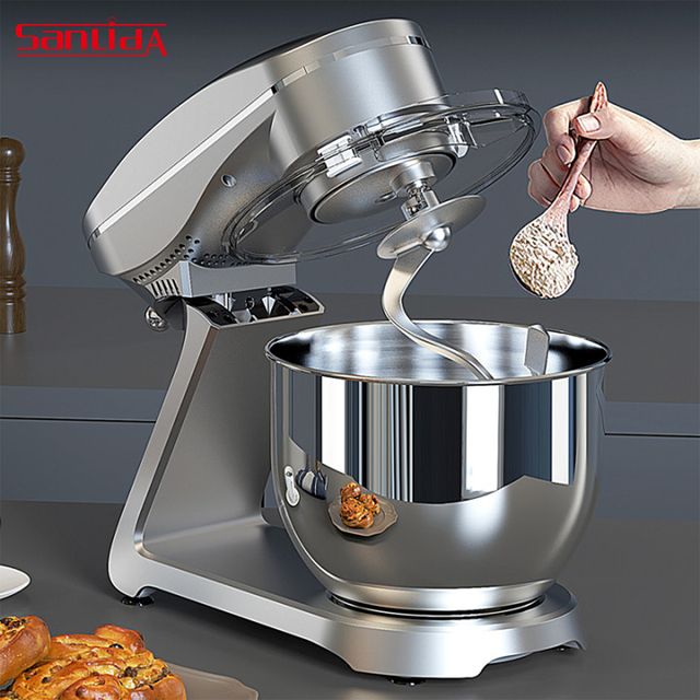 New Arrival 6.5L Multi Functional Stand Mixer Ultra-Silent 800W Dough Kneading Machine Die-casting 7 Liter Stand Mixer