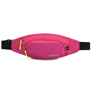 Sac banane noir personnalisé avec logo pour la course, la randonnée, le cyclisme, le camping – Accessoire de taille pour femmes et hommes – Vente en gros à prix réduit - Product Image 4