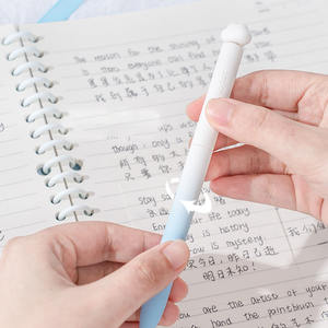 ปากกาลูกลื่นแบบหมุนรุ่นใหม่ คุณภาพสูง สไตล์อินเทรนด์ เหมาะสำหรับนักเรียน สอบเร็ว แห้งไว เขียนลื่น สีดำ - Product Image 3