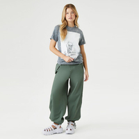 Nouveau design personnalisé manches courtes col rond délavé minéral femmes graphique t-shirt Vintage t-shirt mode Street Wear pour la vie quotidienne