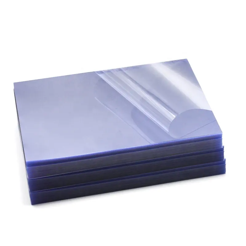 Хорошая цена, прозрачный ПВХ рулон пленки, печатный полупластиковый жесткий прозрачный ПВХ лист для обвязки крышек