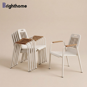 <span class=keywords><strong>Sillas</strong></span> de Comedor para Jardín, Patio y Restaurante, Resistentes al Agua, de Aluminio y Cuerda, Precio de Fábrica - Product Image 6