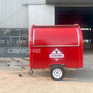 Fournisseur chinois de chariot de remorque 110V/220V/380V, véhicule coloré, camion de nourriture mobile de rue, remorque de nourriture - Product Image 4