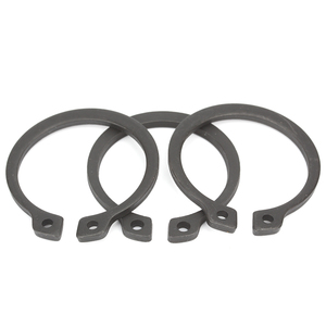 Anneau de retenue en acier à ressort, oxyde noir, <span class=keywords><strong>DIN</strong></span> <span class=keywords><strong>471</strong></span>, anneau de retenue externe, anneau à ressort pour arbre - Product Image 4