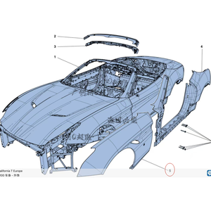 Pour Ferrari <span class=keywords><strong>California</strong></span> T ailes gauche et droite d'origine OE 85036611 85036311 - Product Image 6