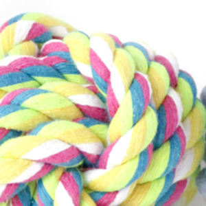 Juguete Duradero para Mascotas para Juego Interactivo, Pelota de Cuerda de Algodón de 8 cm, Juguete Masticable para Mascotas - Product Image 2