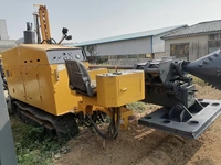Tuyau moulu non destructif de construction urbaine d'occasion posant une machine de forage directionnel horizontal