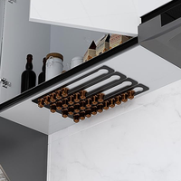 Organisateur de capsules de café Nespresso Vertuo fin pour sous le comptoir, support mural pour capsules de café