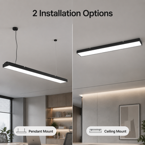 Modern Led <b>Ceiling</b> <b>Light</b> 150cm 72W White Linear Design ABS PP Acrylic Dust Moisture Mosquito Protection Pendant Mount - Product Image 2
