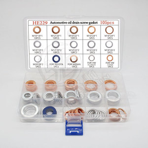Xinyida Automotive Oil Drain <b>Screw</b> Gasket <b>Set</b> 105pcs Universal For Car Engine Repair HE229 - Product Image 3