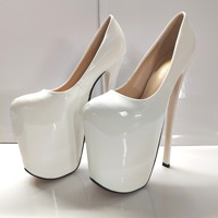 Nouvelle Collection Printemps – Escarpins Ultra-Hauts 22 cm à Talons Aiguilles Vert Vibrant Couleurs Bonbon – Chaussures Femme Grande Taille Modèle Sexy – Talons Très Hauts