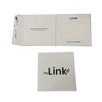 Porte-cartes en carton recyclable haut de gamme, design personnalisé, pour cartes SIM de téléphone portable, avec revêtement UV et laminage mat