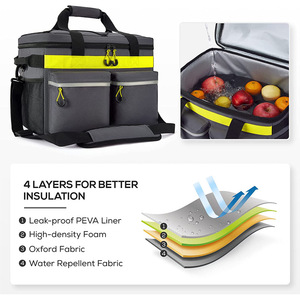 Borse termiche Oxford 32L 46 lattine impacco di ghiaccio impermeabile di grande capacità per il campeggio all'aperto la birra trasporta borse da Picnic con isolamento termico - Product Image 3