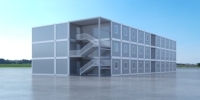 Les maisons modulaires en acier léger DYCE sont personnalisables et démontables, idéales pour une utilisation dans les bureaux, les hôtels ou les ateliers.